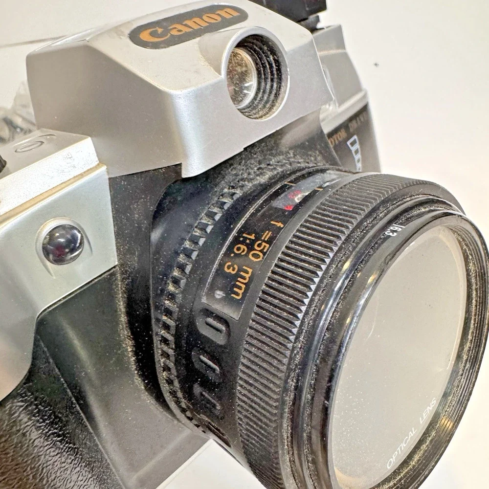 Vintage Canon TC-8000 Motor Drive 35MM Camera Retro Untested